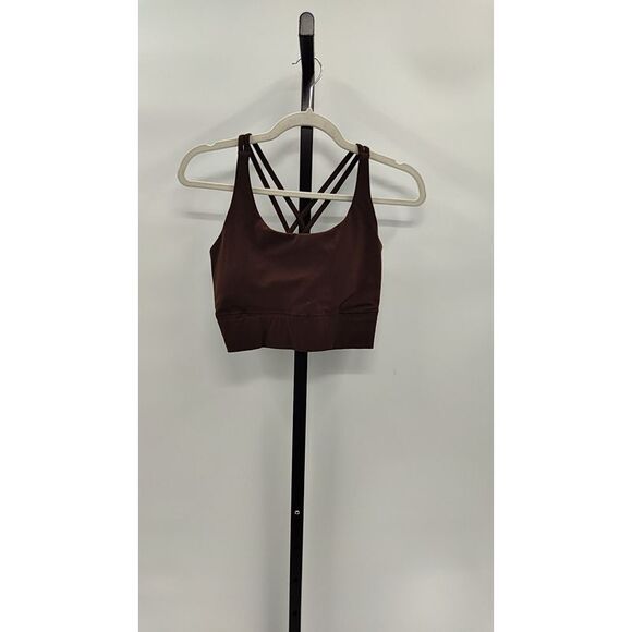 Quince Other - Quince Women Ultra-Form V Neck Cropped Tank Brown Sleeved Top L